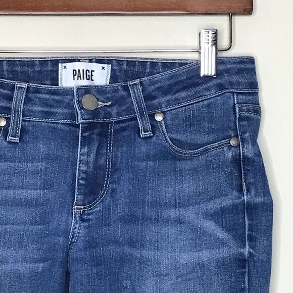 Paige Los Angeles Sz 25 Skyline Ankle Peg Jeans - Picture 1 of 7